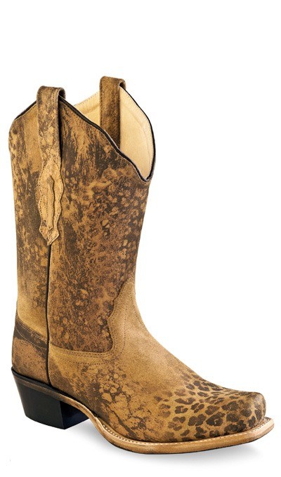 satelliet reservering cent cowboylaars luipaard print - cowboylaarzen dames - Ninetymileboots